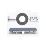 4-fold Folding Sponge Bed 90cm x 60cm X 30cm