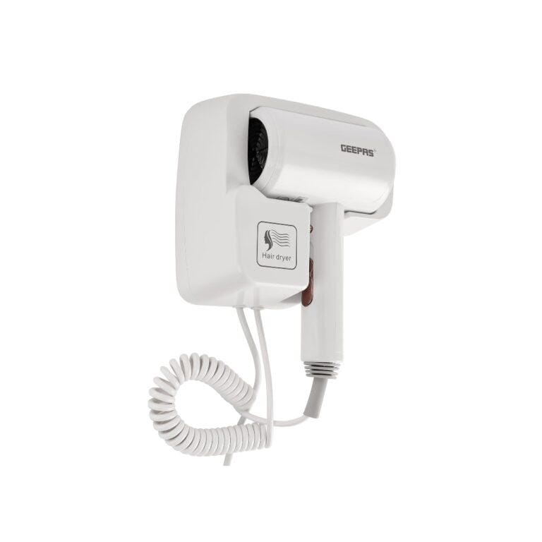 Geepas Wall Mounted Hair Dryer 1200w GHD86073