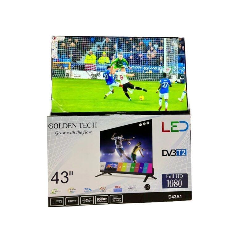 Golden Tech 43-Inch Digital TV with Digital Inbuilt Free to Air Decoder, USB & HDMI Ports