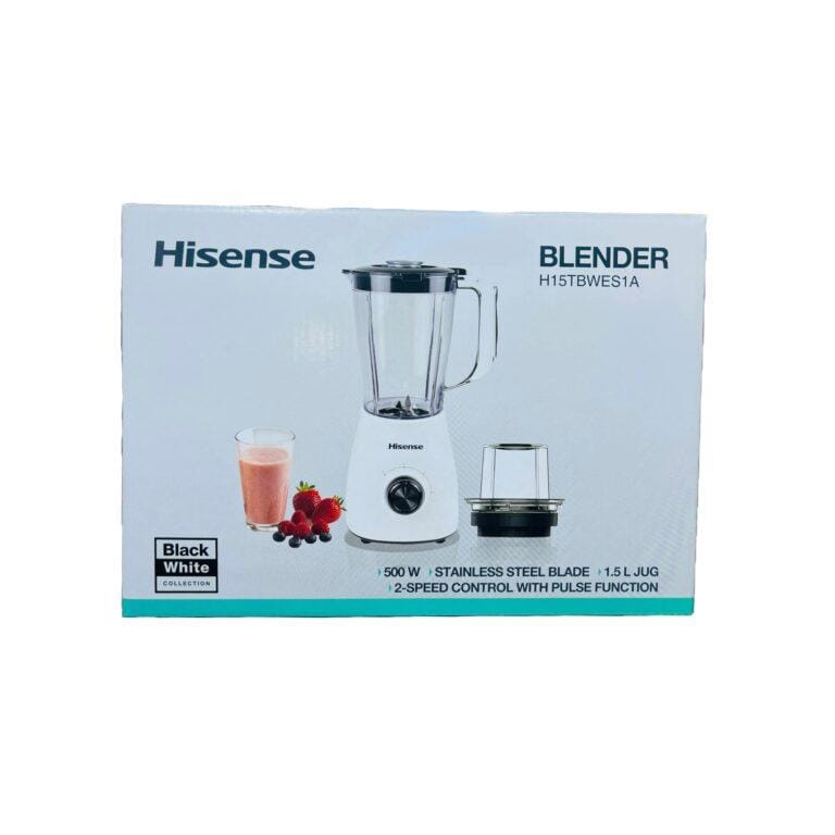 Hisense 2 in 1 Blender 1.5L | H15TBWES1A