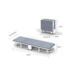 4-fold Folding Sponge Bed 90cm x 60cm X 30cm