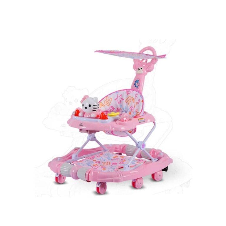 Newly Toddler Safety Anti-Rollover Seat 4 in 1 Baby Walker Car Foldable Kids Walking Chair Toys Educational Interactive walkers