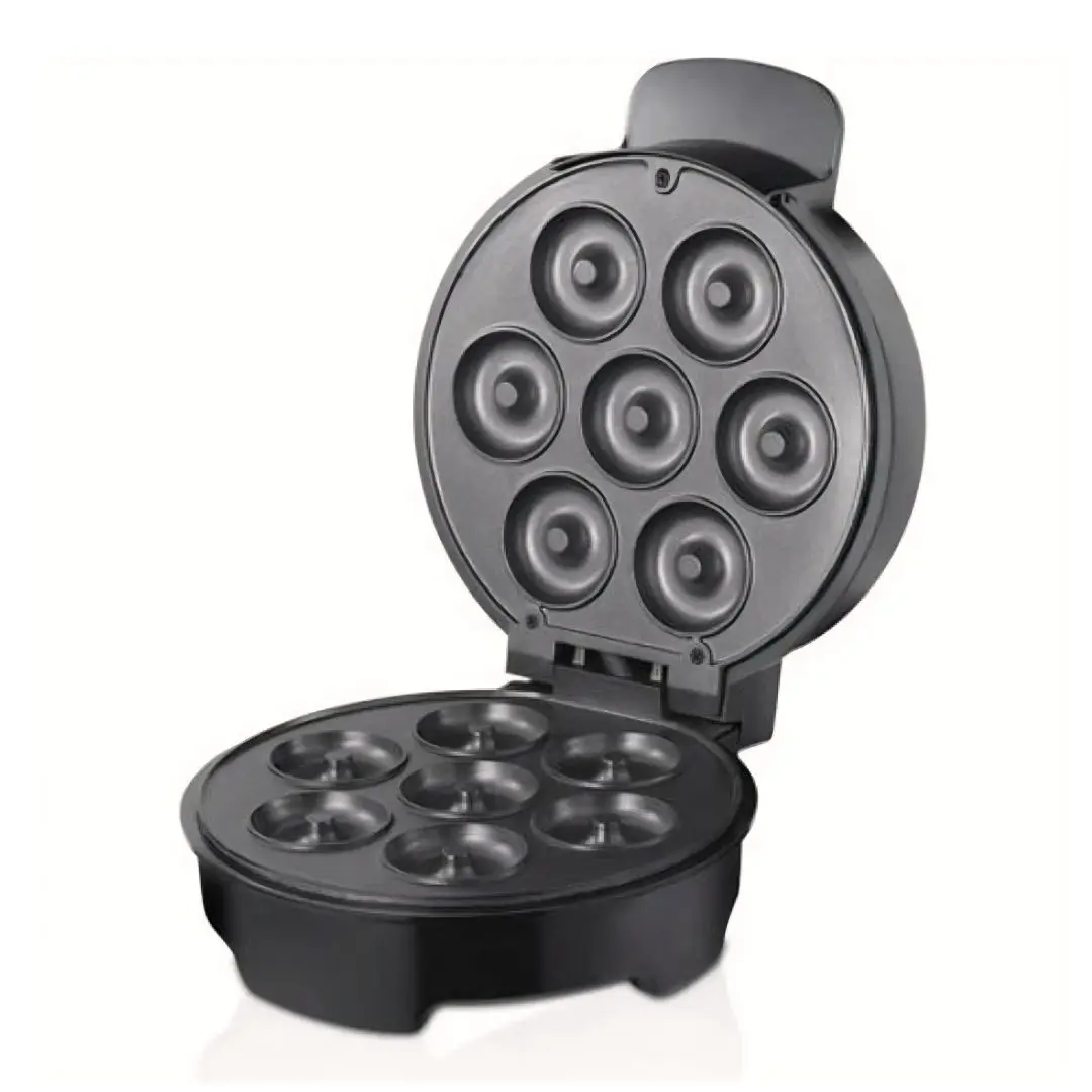 Raf donuts maker2 RAF Donut Maker R.580Q – 1000W Electric 7-Slot Non-Stick Donut & Muffin Maker