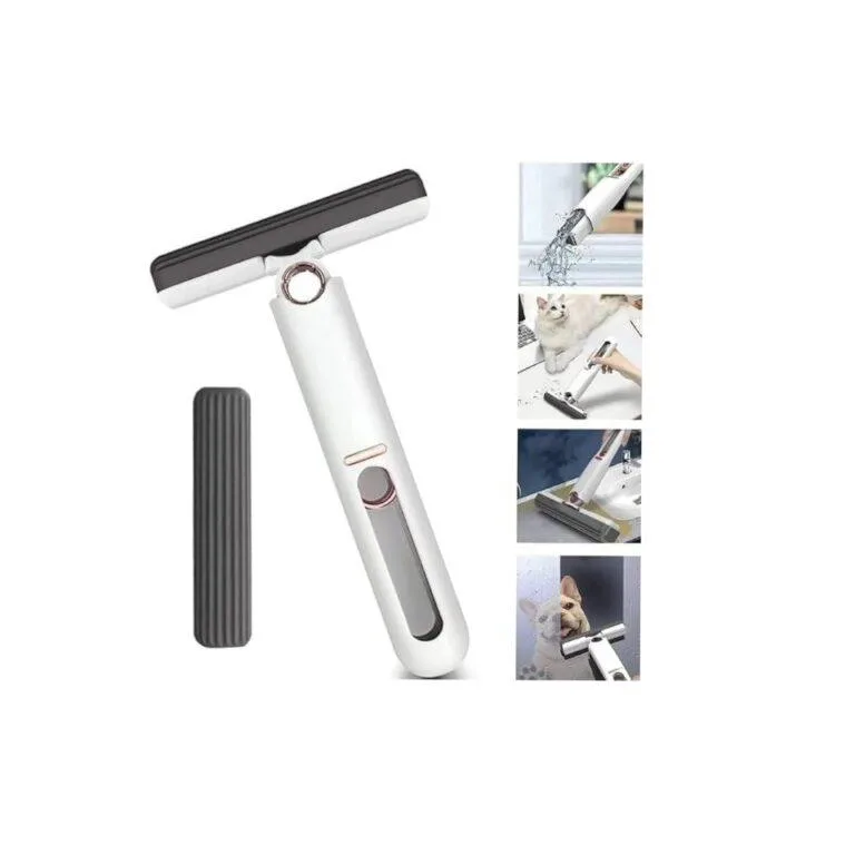 Modern Portable Self-Squeeze Mini Mop for Floor Cleaning 180° | Squeeze Mop, Wet & Dry Use for Small Spaces