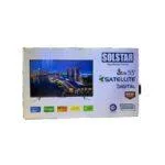 SOLSTAR 55 Inch  4K UHD Smart Android LED TV, HDR, Satellite, Youtube, Netflix, 8GB ROM, HDMI, USB, Inbuilt Free To Air Decoder – Black