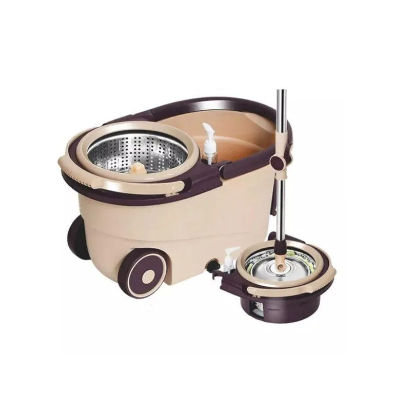 Spin Mop Bucket with 2 Mop Heads
