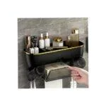 Wall Mounted Toothbrush Holder Set with 2 Cups, No Drilling, 4 Toothbrush Compartments for Kids, Adults, with Cosmetic Organiser Drawer