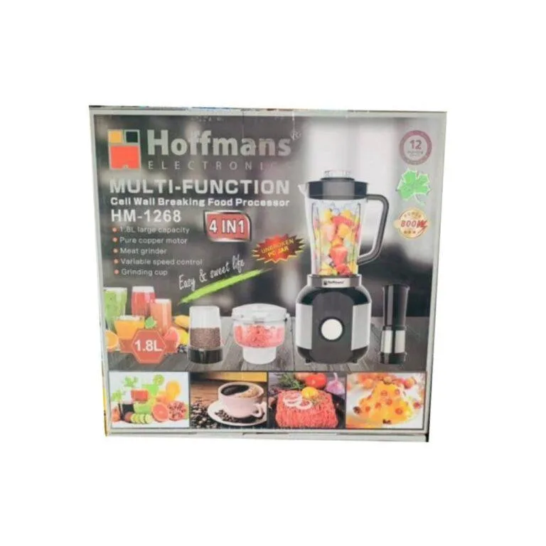 Hoffmans 4 in 1 Multi-Function Food Processor HM-1268