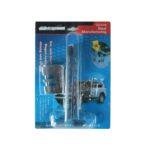 AllExtreme CQ-248 8 Hole Brake Clutch Pedal Car Lock Universal Anti-Theft Adjustable Accelerator Throttle Locking Rod