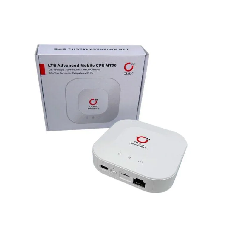 OLAX MT30 Wifi 4G LTE Router 4000mah  CPE Pocket Mifi Modem Router 150mbps