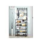5 Tier 2 IN 1 Cloth Hanger And Shoe Rack Organiser
