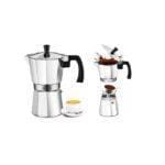 Decakila 9 Cups Moka Pot Espresso Coffee Maker | KMCF025M | 450ML with Anti-Drip Spout