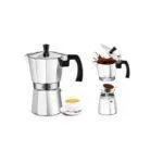 Decakila 9 Cups Moka Pot Espresso Coffee Maker | KMCF025M | 450ML with Anti-Drip Spout