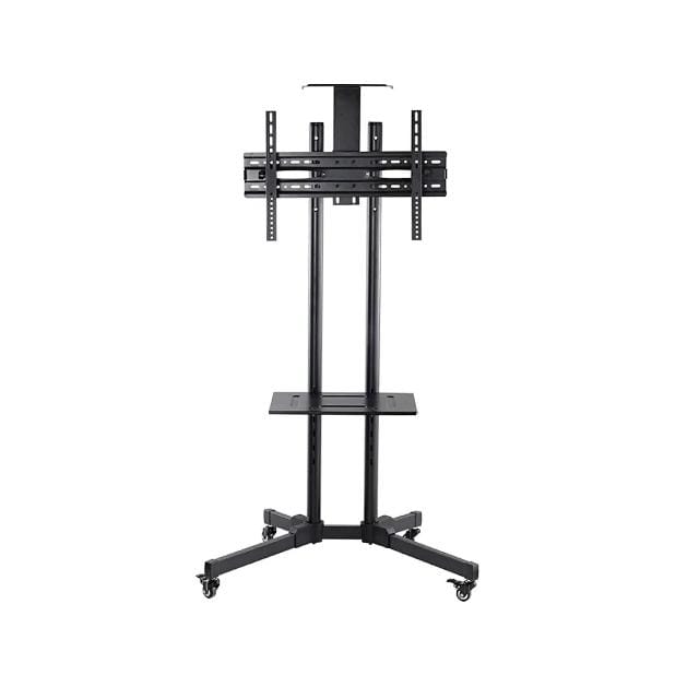 Heavy Duty Movable Mobile Tv Stand with Wheels Mount Bracket 32" - 65" Mobile Tv Cart For LED, LCD, plasma