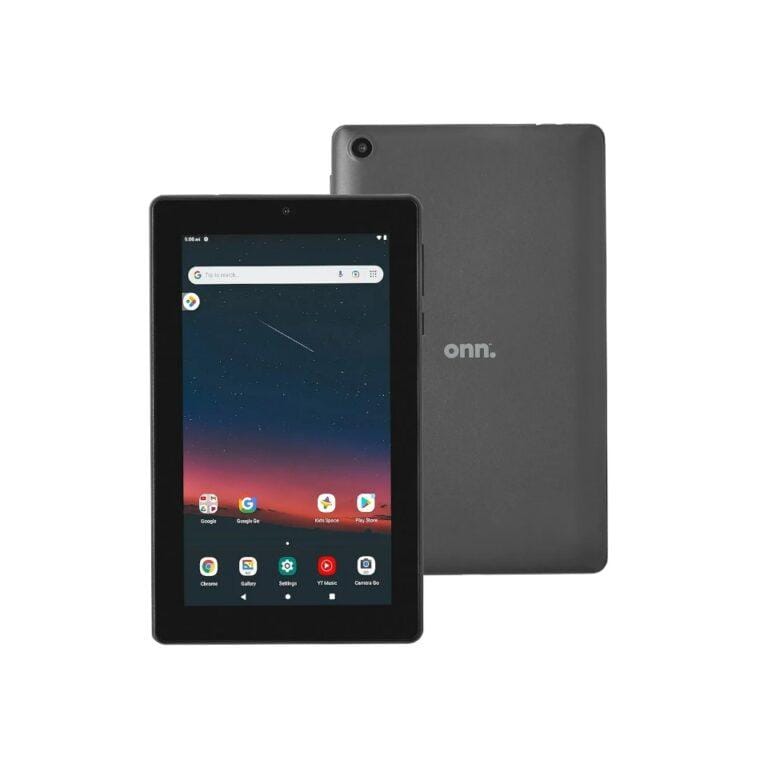 Onn Surf Tablet Gen 3 2022 MTK Quad-Core 32GB eMMC 2GB 7" Touchscreen Android 12 Go 2 Cameras - Charcoal