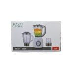 Pixel 3 in 1 Blender 1.6L 350w (Glass + Plastic Jar)