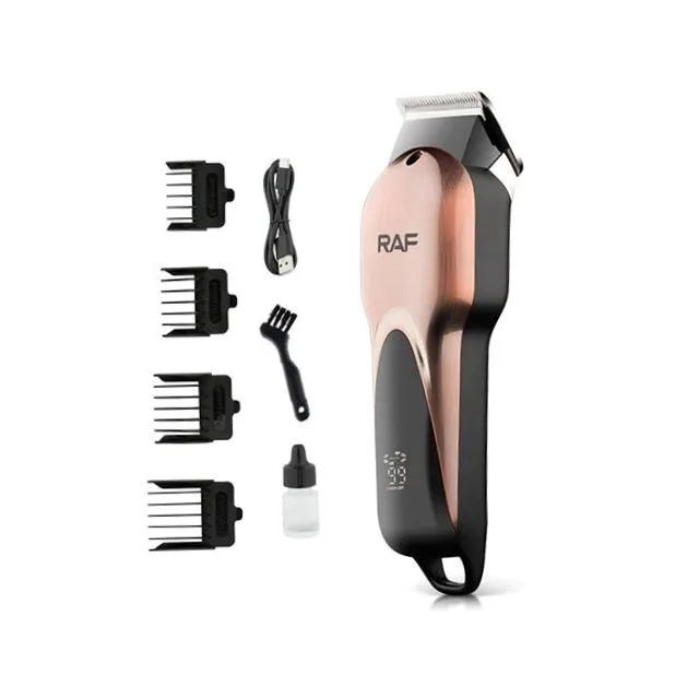 RAF Professional Rechargeable Electric Hair Clipper 10w R.467