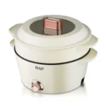 Raf Electric Hot Pot With Steamer 7L + 5L 1300 Watts R.5403