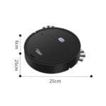 Intelligent Sweeping and Cleaning Robot Vacuum Cleaner With Spray Function KO50A (Black)