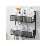 2pcs Wall Mounted Bathroom Shelf, Shower Caddy Organizer RM-473