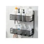 2pcs Wall Mounted Bathroom Shelf, Shower Caddy Organizer RM-473