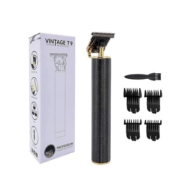 Vintage T9 Rechargeable Hair Clipper Professional Hair Trimmer For Men