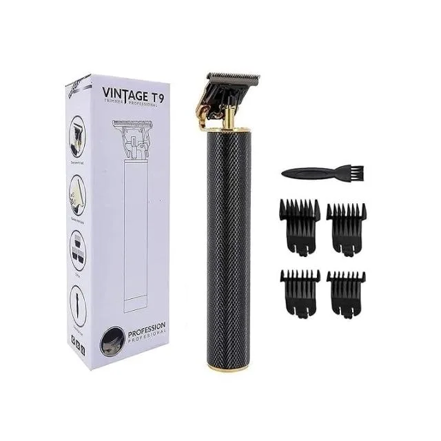 Vintage T9 Rechargeable Hair Clipper Professional Hair Trimmer For Men