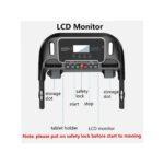 Multifunctional Treadmill 2.0HP Hydraulic Folding Ultra Silent Treadmill with LCD Display 100kg Max