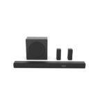 Hisense HS5100 -5.1 Channel 540W Sound Bar 6.5 inch Wireless Subwoofer, 540W Max Audio Power, 5.3  Bluetooth, DTS Virtual:X