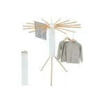 Tripod Cloth Drying Rack, Foldable Tripod Drying Rack, Wooden Folding Collapsible Indoor Drying Rack