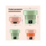 Mini Foldable 6L Washing Machine 10W,