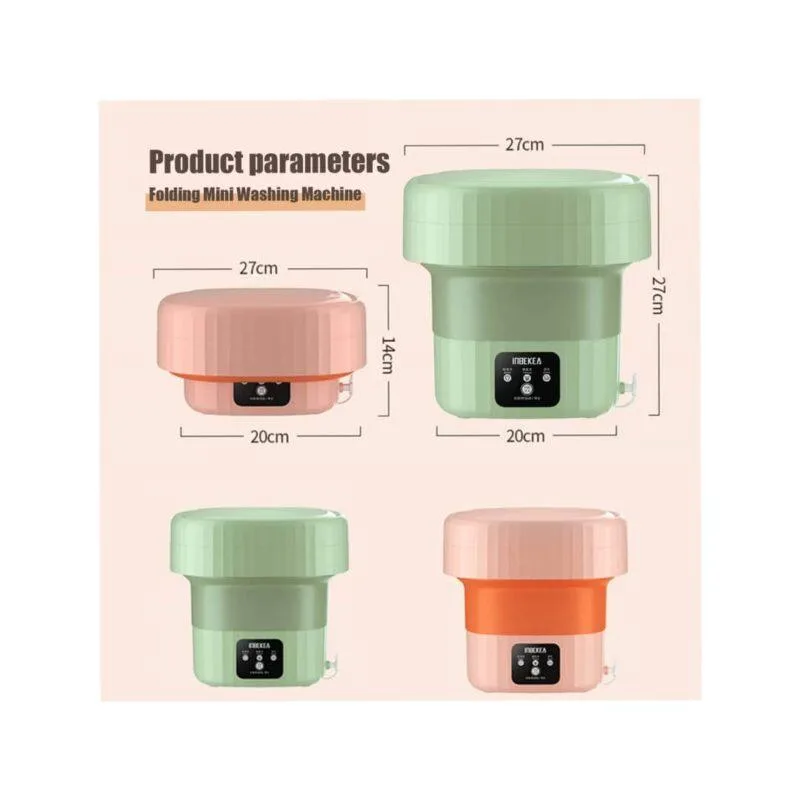 Mini Foldable 6L Washing Machine 10W,