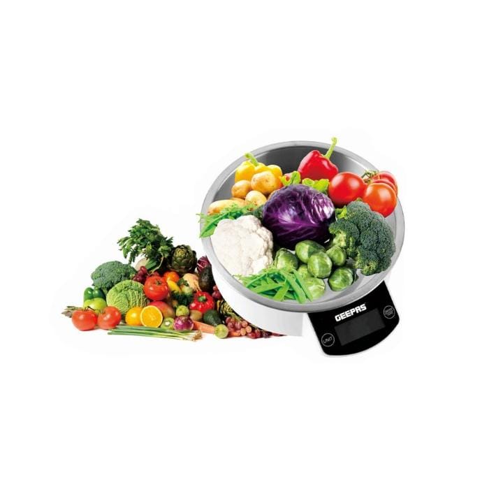 Geepas 5kg Digital Kitchen Scale GKS6513