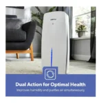 GEEPAS Digital 2-In-1 Air Purifier And Humidifier, Remote Control And Wifi GAP63073UK