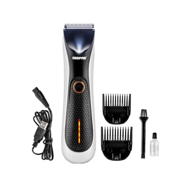 GEEPAS Cordless Hair & Beard Trimmer with Pro Shield GTR56024