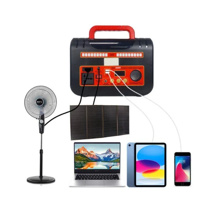 Lc Star 300W Portable Power Station Rechargeable Solar Generator Pure Sine Wave