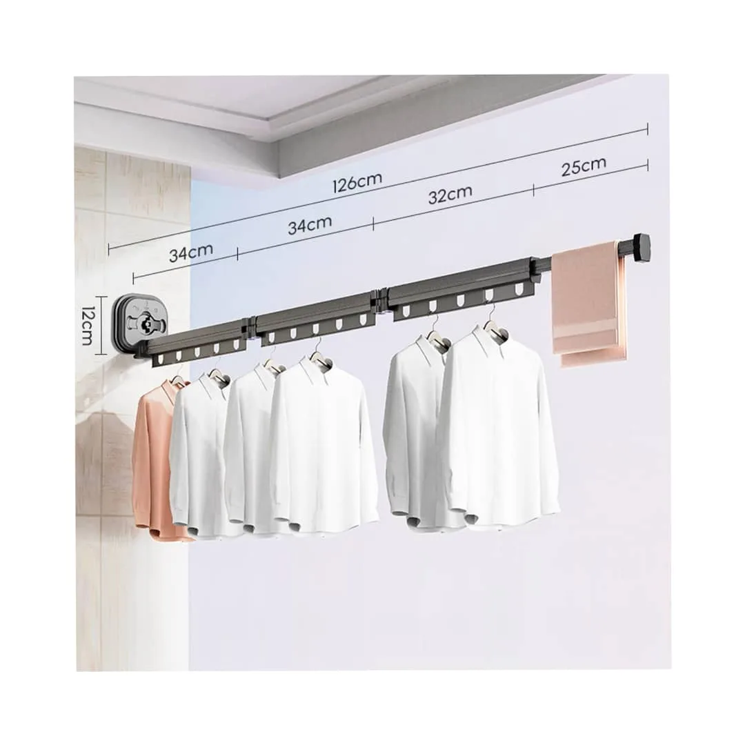 Retractable Wall-Mounted Clothes Drying Rack