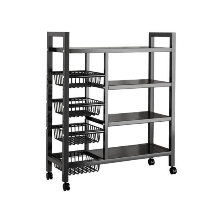 4 Tier Kitchen Storage Rack Organizer