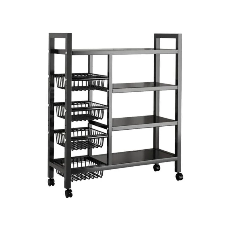 4 Tier Kitchen Storage Rack Organizer