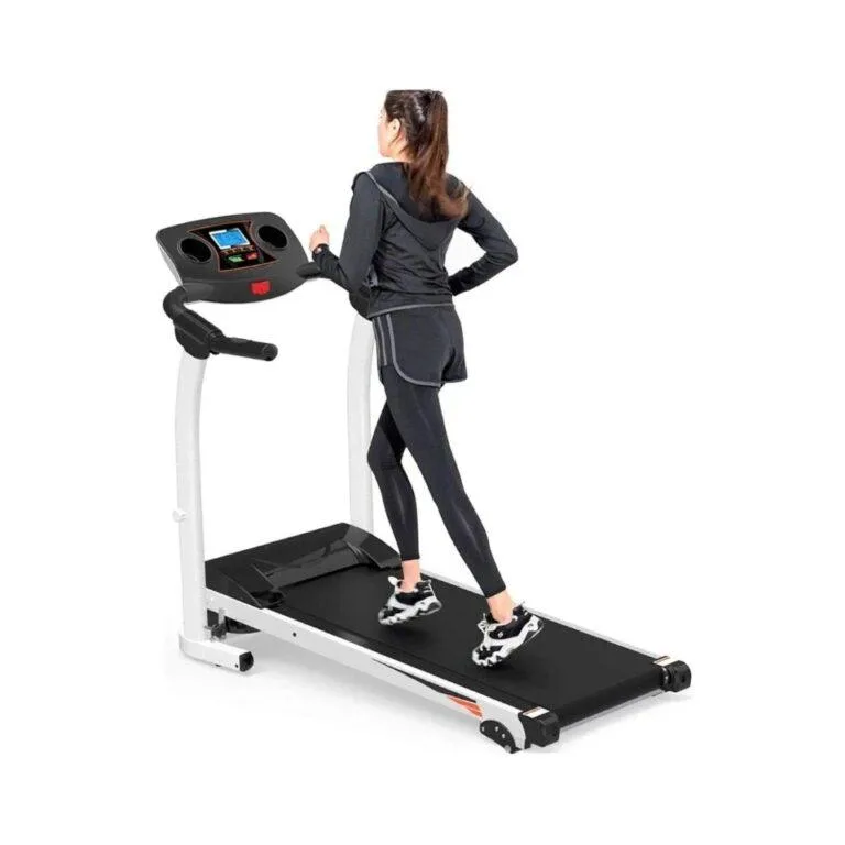Ultra-Thin Folding Treadmill with 3-Level Incline – Compact & Silent Running Machine