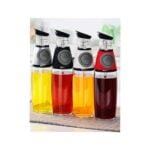 Smart Oil Can Dispenser – Oil Vinegar Bottle, 500ml, Non-Drip Glass, Reusable