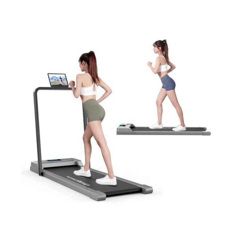 Smart Folding Treadmill with Adaptive Speed Technology – Foldable Walking Pad, Under Desk Treadmill