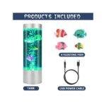 Bubble Fish Lamp – Sensory Aquarium Light for Relaxation & Décor