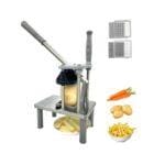 Potato French Fry Cutter /Potato Slicer with 2 Replacement Blades, Commercial-Grade French Fries Chopper