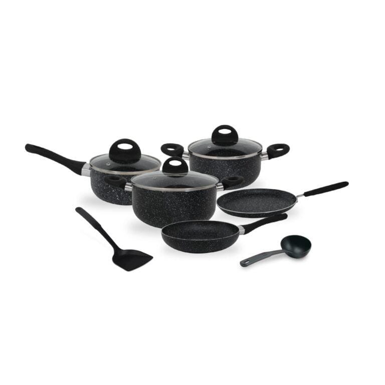 Homeway 10pcs Marble Cookware Set - Forged (Eternal Collection) HW3696