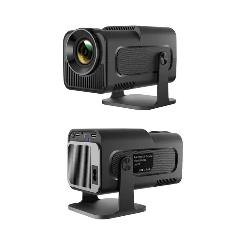 HY320 Mini Smart Projector - Native 1080P, 4K Support, Wi-Fi 6, Bluetooth 5.0, 150" Display