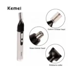 Kemei KM-6651 3-in-1 Rechargeable Grooming Kit for Men – Nose, Ear & Beard Trimmer