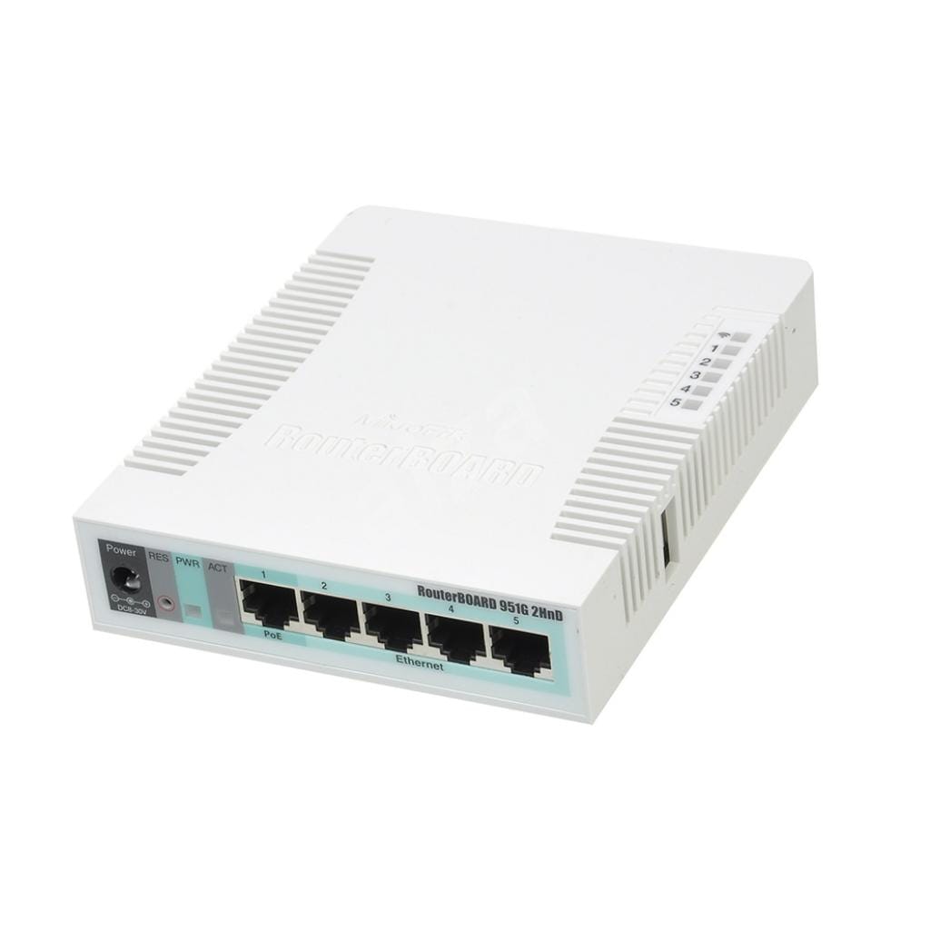 MikroTik RB951G-2HnD 5-Port Gigabit Wireless Router | WiFi Hotspot ...