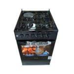 Midea Cooker 50x60cm 3 Gas + 1 Electric Plate with Electric Oven – Stainless Steel
