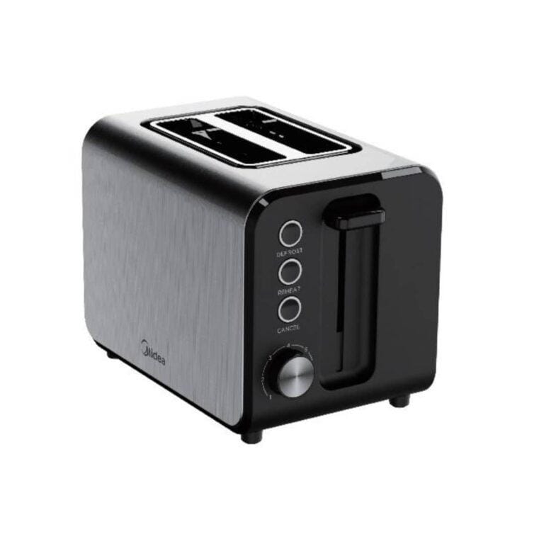 Midea 2-Slice Bread Toaster MT-RW2L20W – 7 Browning Levels, Defrost & Reheat Functions, 950W